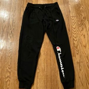 Black champion sweats